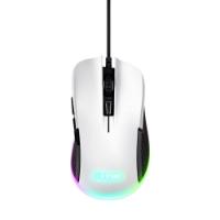Miška TRUST GXT 922W Ybar Eco, RGB, optički, 7200dpi, beli
