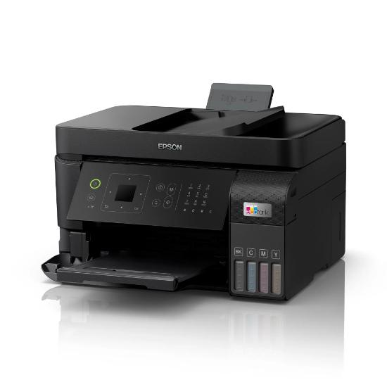 Multifunkcijski Tiskalnik EPSON ITS L5590, Tiskalnik/scanner/copy/fax, Eco Tank, 4800 dpi, USB, WiFi, črni