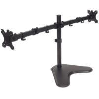 Stalak za monitor MANHATTAN 461559 , za dva monitora, stolni, 13" do 32", crni