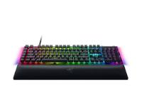 Tipkovnica RAZER BlackWidow V4, mehanička, Green switch, RGB, HR/US Layout, črna, USB