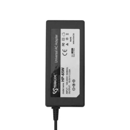 Punjač za laptop SBOX HP-65W, za HP, 65W, crni