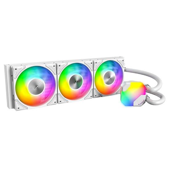 Vodno hlajenje MONTECH HyperFlow ARGB 360, za Intel i AMD, belo