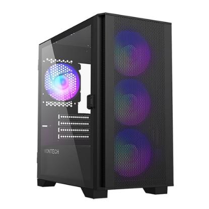 Ohišje MONTECH Air 100 ARGB, prozor, RGB, mATX, črno