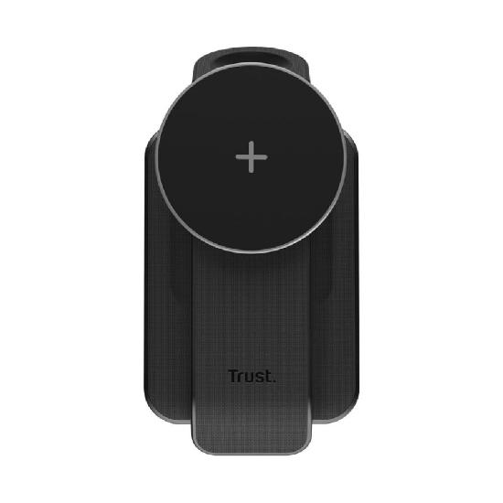 Kućni punjač TRUST Viro, bežični, 20W, crni