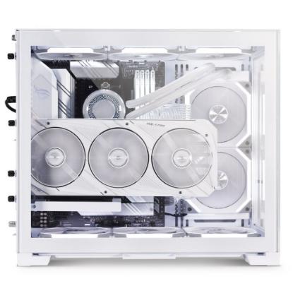 Kućište LIAN LI O11 Dynamic Mini Snow Edition, ATX, prozor, kaljeno staklo, bijelo, bez napajanja