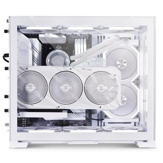 Kućište LIAN LI O11 Dynamic Mini Snow Edition, ATX, prozor, kaljeno staklo, bijelo, bez napajanja