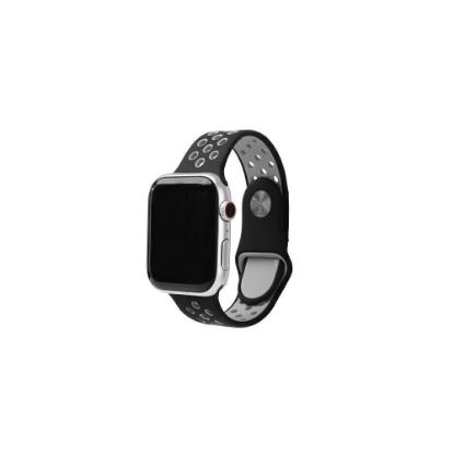 Zamjenski remen BELINE Sport Silicone za Apple Watch 42/44/45/49mm, crno-sivi