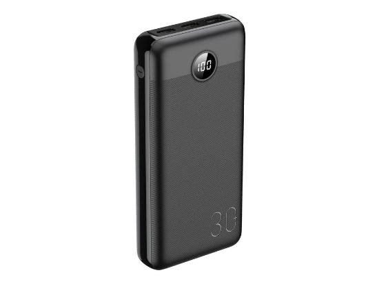 Mobilni USB punjač VEGER L30, 30000 mAh, crni