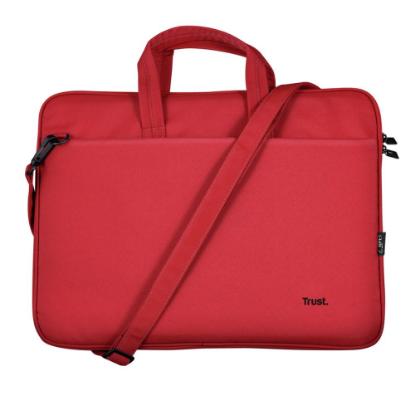 Torba za laptop TRUST Bologna Eco, Slim, 16", crvena