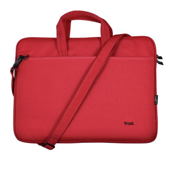 Torba za laptop TRUST Bologna Eco, Slim, 16", crvena