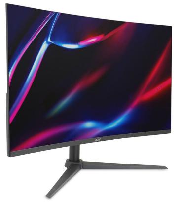 Gaming monitor 31.5" ACER Nitro XZ322QUV3bmiiphx UM.JX0EE.306, WQHD, VA, 180Hz, 1ms, 400cd/m2, FreeSync, ukrivljen, zvočnici, črni