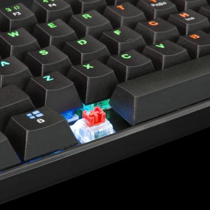 Tipkovnica WHITE SHARK GK-2022 Shinobi, RGB, crveni switch, mehanička, UK layout, črna, USB