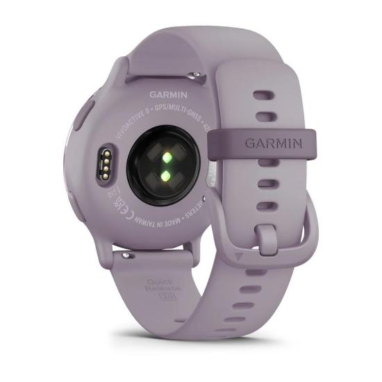 Pametni sat GARMIN Vivoactive 5, senzor otkucaja, GPS, ljubičasti/ljubičasti remen