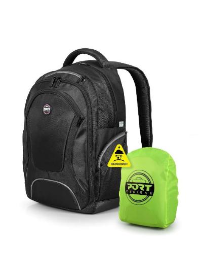 Ruksak za laptop PORT Courchevel 14/15.6", crni, kišna navlaka