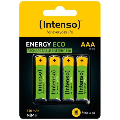 Baterije INTENSO AAA HR03, NiMH, punjive, 1.2 V, 850 mAh, 4kom
