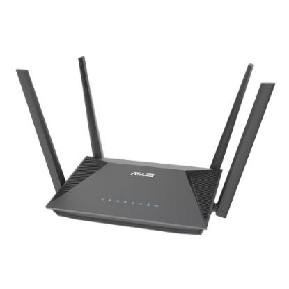 Router ASUS RT-AX52, AX1800, 802.11a/b/g/n/ac/ax, 3x 10/100/1000 LAN + WAN, 4 antene, bežični