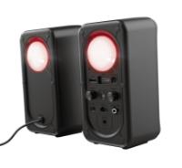 Zvočniki TRUST GXT 635 Rumax, 2.1, RGB, 40W, BT, črni