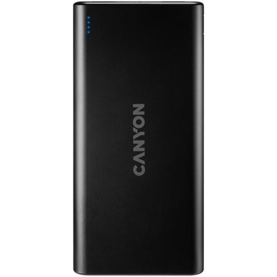 Mobilni USB punjač CANYON PB-106, 10000 mAh, crni