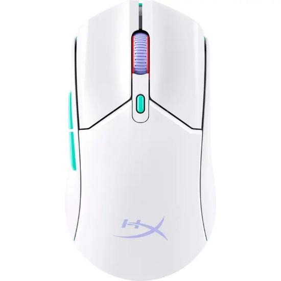 Miška HYPERX Haste 2 Core Wireless, optički, bežični, 12000dpi, beli