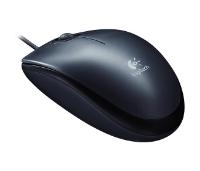 Miška LOGITECH M100, USB, črni