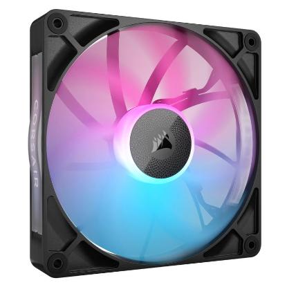 Ventilator CORSAIR iCUE LINK RX140 RGB, PWM, 140mm, 1700 okr/min, črni