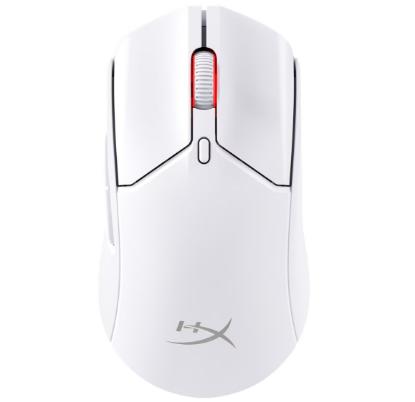 Miška HYPERX Pulsefire Haste 2 Wireless 6N0A9AA, 26000 DPI, bežični, beli