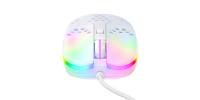 Miška XTRFY MZ1 - ZY'S Rail RGB, optički, 16000dpi, beli, USB
