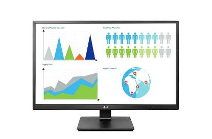 Monitor 24" LG 24BK55YP, FHD, IPS, 75Hz, 5ms, 250cd/m2, pivot, zvočnici, črni
