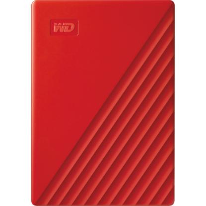 Tvrdi disk vanjski 4TB WESTERN DIGITAL My Passport WDBPKJ0040BRD, USB 3.2, 5400 okr/min, 2.5", crveni