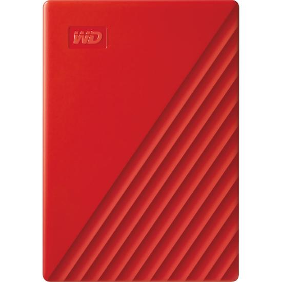 Tvrdi disk vanjski 4TB WESTERN DIGITAL My Passport WDBPKJ0040BRD, USB 3.2, 5400 okr/min, 2.5", crveni