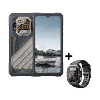 Pametni telefon CUBOT King Kong X, 6,58", 16GB, 512GB, Android 14, črni + Pametni sat CUBOT C28, črni