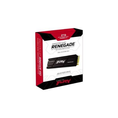 SSD 2TB KINGSTON Fury Renegade, SFYRDK/2000G, M.2/NVMe, 2280, maks 7300/7000 MB/s, hladilnik