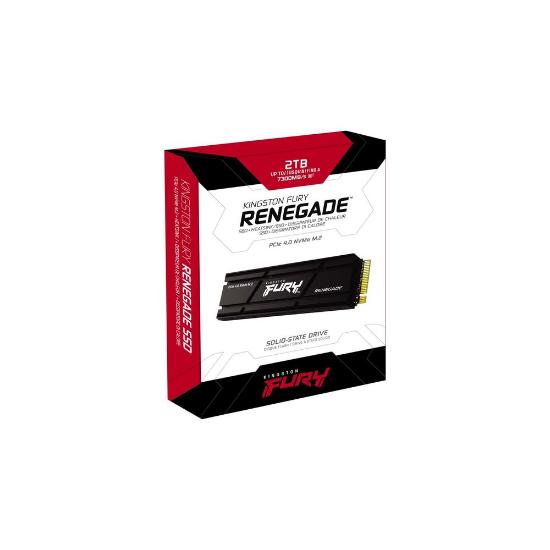 SSD 2TB KINGSTON Fury Renegade, SFYRDK/2000G, M.2/NVMe, 2280, maks 7300/7000 MB/s, hladilnik
