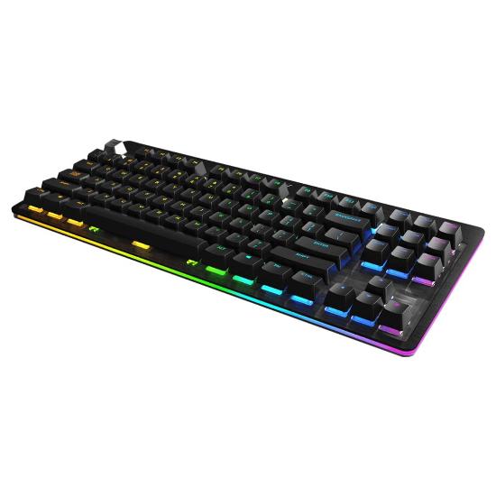 Tipkovnica MOUNTAIN Everest Core TKL, Cherry MX Blue, RGB, mehanička, US Layout, črna