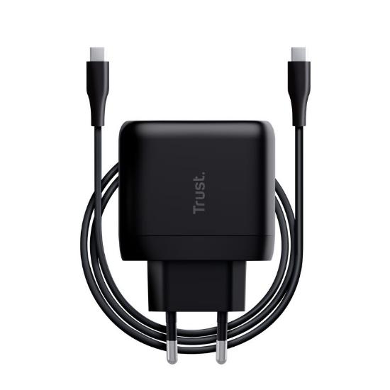 Kućni punjač TRUST Maxo, USB-C, 65W, crni