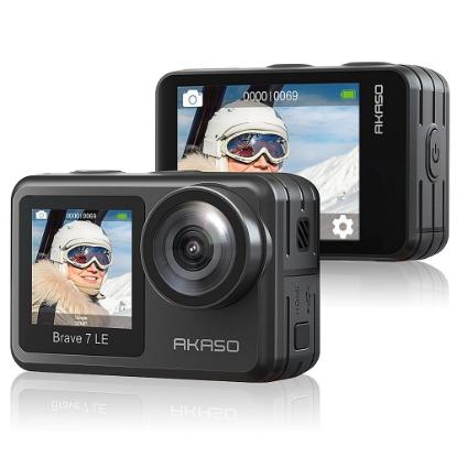 Sportska digitalna kamera AKASO Brave 7 LE, 4K30, 20MP, crna