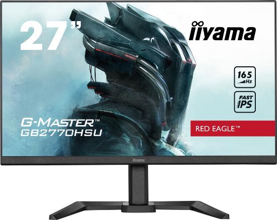 Gaming monitor 27" IIYAMA G-Master GB2770HSU-B5, FHD, IPS, 165Hz, 1ms, 250cd/m2, FreeSync, pivot, zvočnici, črni