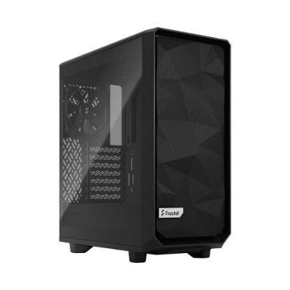 Ohišje FRACTAL DESIGN Meshify 2 Compact Lite TG, ATX, črno, bez napajalnika