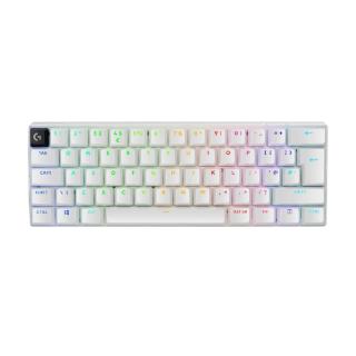 Tipkovnica LOGITECH Pro X 60 LIGHTSPEED, mehanička, bežična, RGB, bijela