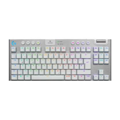 Tipkovnica LOGITECH Gaming G915 X TKL Tactile, RGB, mehanička, US Layout, USB, bela
