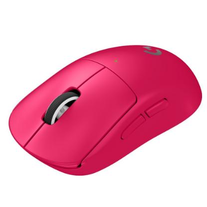 Miška LOGITECH Pro X Superlight 2, bežični, optički, 32000dpi, rozi, USB