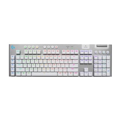 Tipkovnica LOGITECH Gaming G915 X Tactile, RGB, mehanička, US Layout, USB, bela