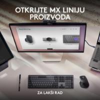 Web kamera LOGITECH MX Brio, 4K UHD, USB-C, siva