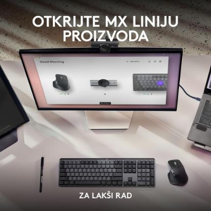 Web kamera LOGITECH MX Brio, 4K UHD, USB-C, siva