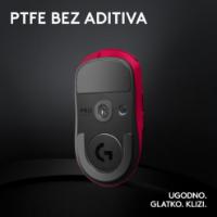 Miška LOGITECH Pro X Superlight 2, bežični, optički, 32000dpi, rozi, USB