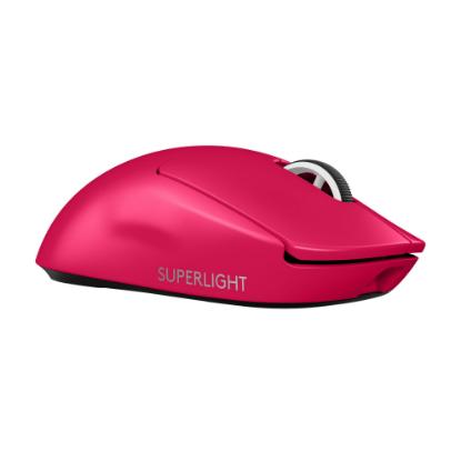 Miška LOGITECH Pro X Superlight 2, bežični, optički, 32000dpi, rozi, USB
