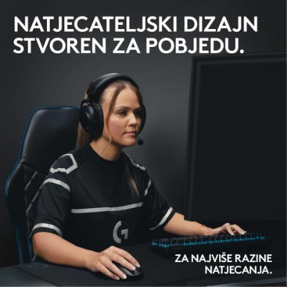 Tipkovnica LOGITECH G Pro X TKL LIGHTSPEED, mehanička, brezžična, RGB, bela