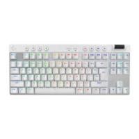 Tipkovnica LOGITECH G Pro X TKL LIGHTSPEED, mehanička, brezžična, RGB, bela