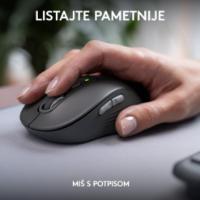 Tipkovnica + miška LOGITECH MK950 Signature Slim Combo, brezžična, črna, Bolt Receiver USB