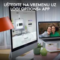 Tipkovnica + miška LOGITECH MK950 Signature Slim Combo, brezžična, črna, Bolt Receiver USB